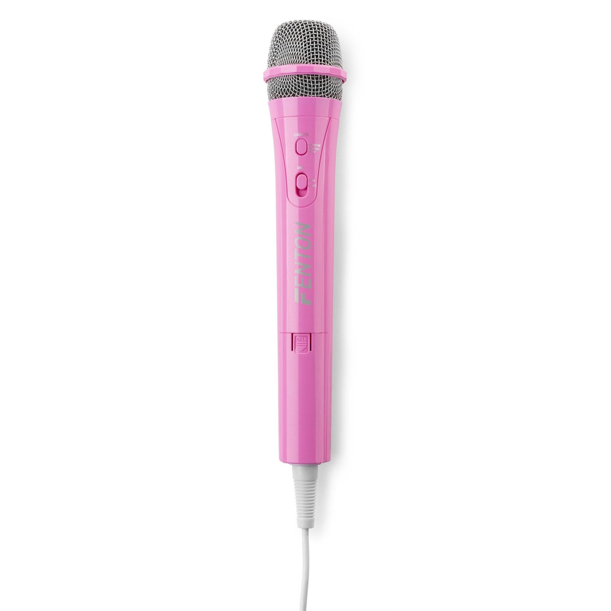 Fenton KMD55P - Micrófono Karaoke con luces RGB Rosa - Tempo Shop