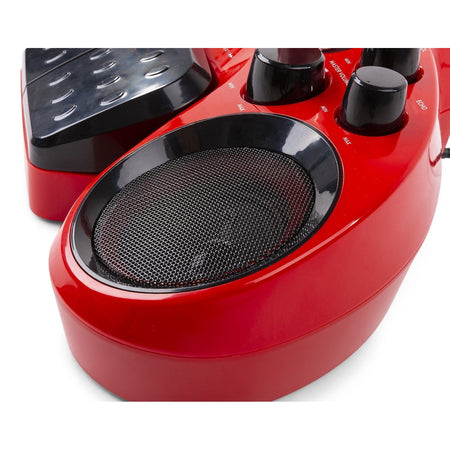 Fenton KSM15R - Set escenario Karaoke Rojo con alfombra de escenario - Tempo Shop