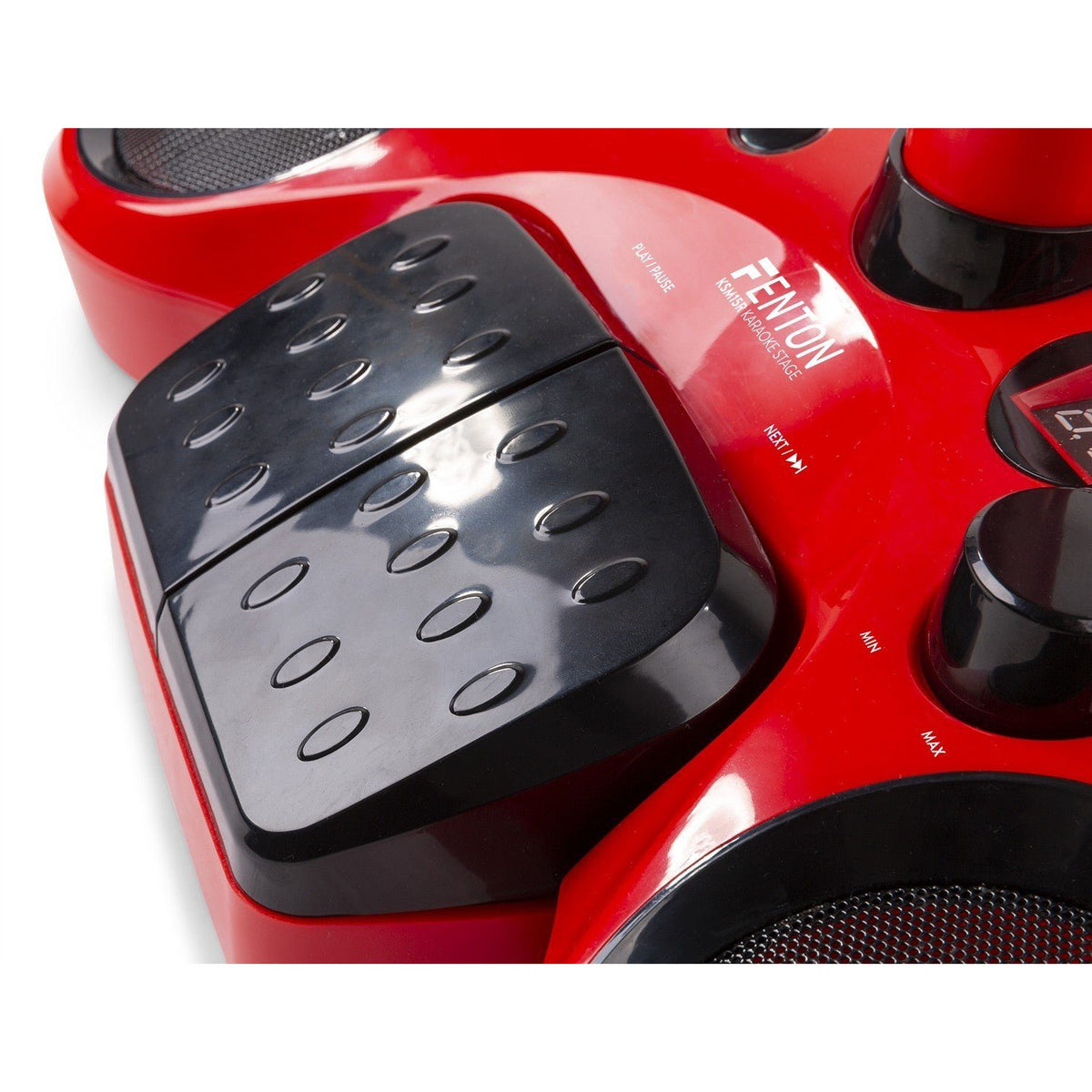 Fenton KSM15R - Set escenario Karaoke Rojo con alfombra de escenario - Tempo Shop