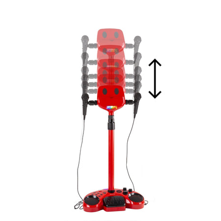 Fenton KSM15R - Set escenario Karaoke Rojo con alfombra de escenario - Tempo Shop