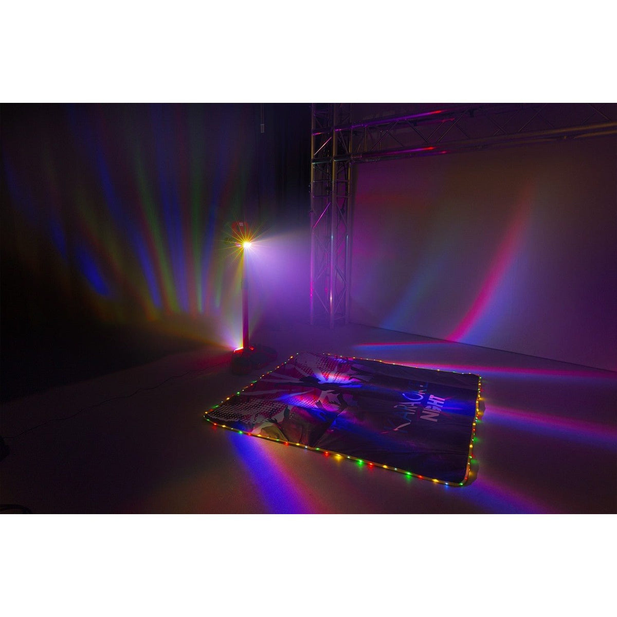 Fenton KSM15R - Set escenario Karaoke Rojo con alfombra de escenario - Tempo Shop
