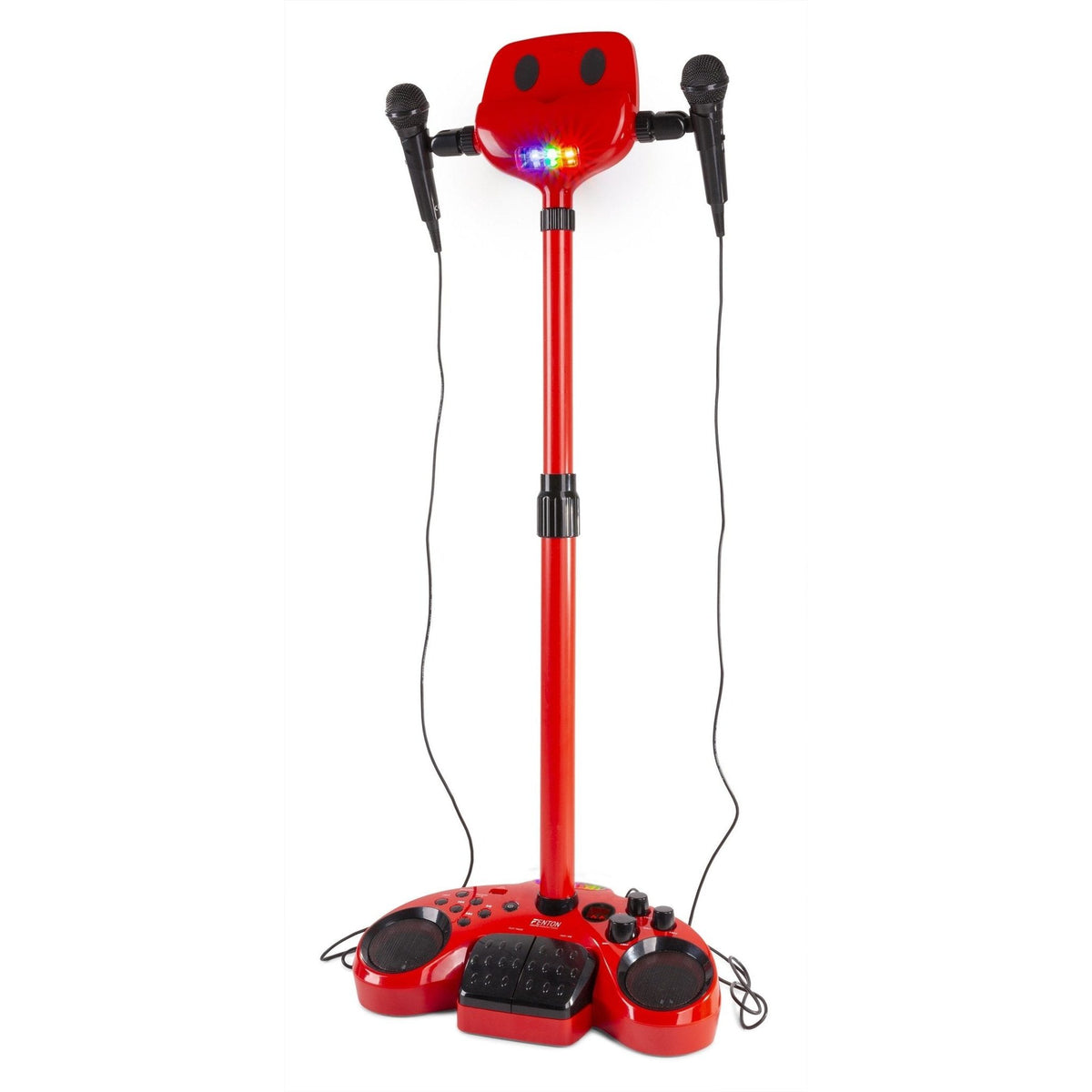 Fenton KSM15R - Set escenario Karaoke Rojo con alfombra de escenario - Tempo Shop