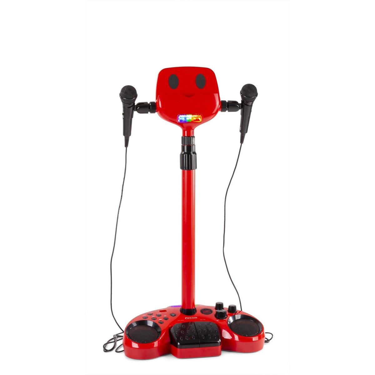 Fenton KSM15R - Set escenario Karaoke Rojo con alfombra de escenario - Tempo Shop