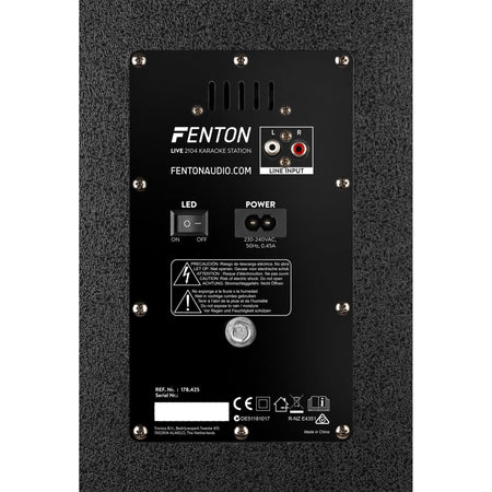 Fenton LIVE2104 - Karaoke Station sobre ruedas 2x 10” - Tempo Shop