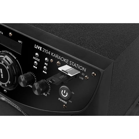 Fenton LIVE2104 - Karaoke Station sobre ruedas 2x 10” - Tempo Shop