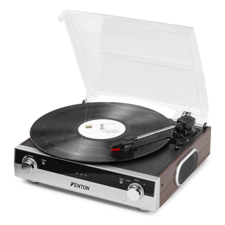 Fenton RP102A - Giradiscos BT Aluminio/Madera - Tempo Shop