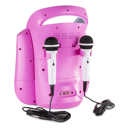 Fenton SBS30P - Sistema Karaoke con CD y 2 micros Rosa - Tempo Shop
