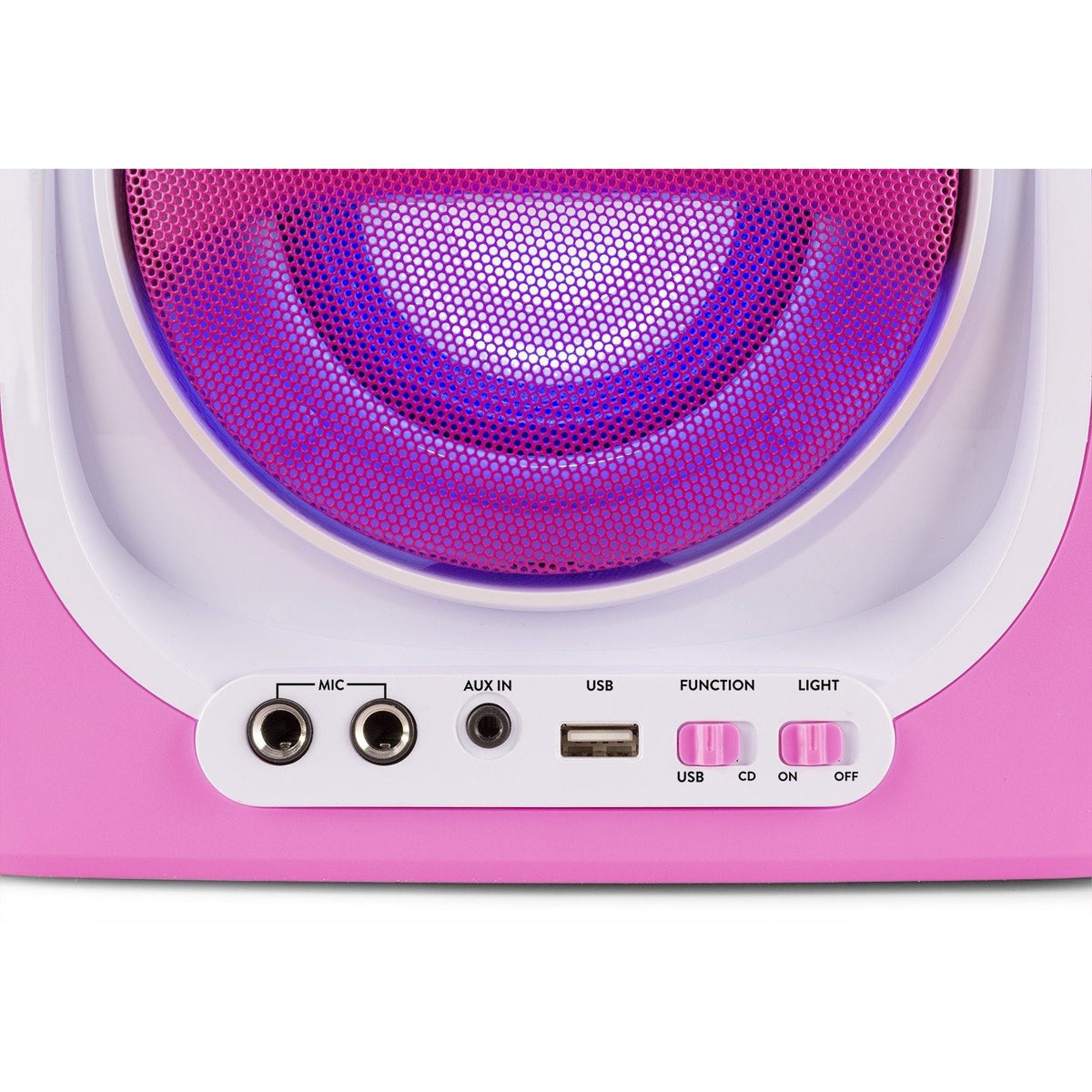 Fenton SBS30P - Sistema Karaoke con CD y 2 micros Rosa - Tempo Shop