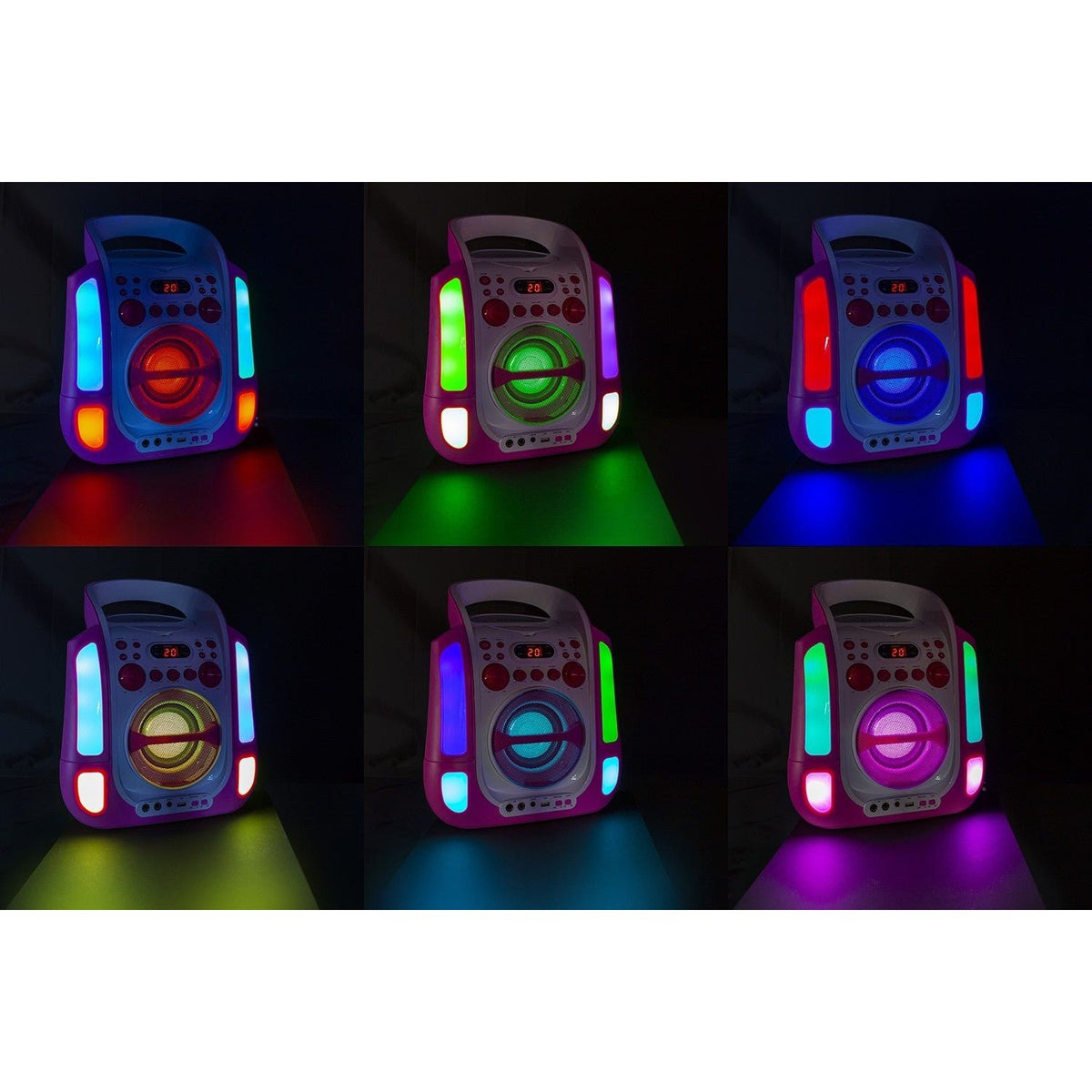 Fenton SBS30P - Sistema Karaoke con CD y 2 micros Rosa - Tempo Shop