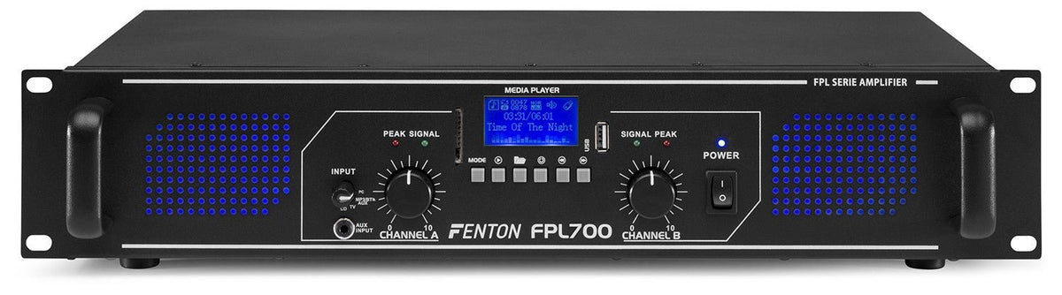 Fenton FPL700 - Amplificador Digital LED azules + EQ - Tempo Shop