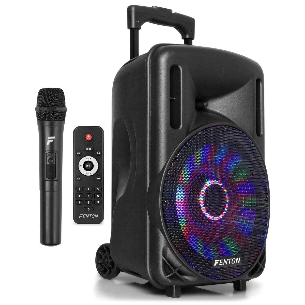 Fenton FT10LED - Bafle Activo 10" 450W - Tempo Shop