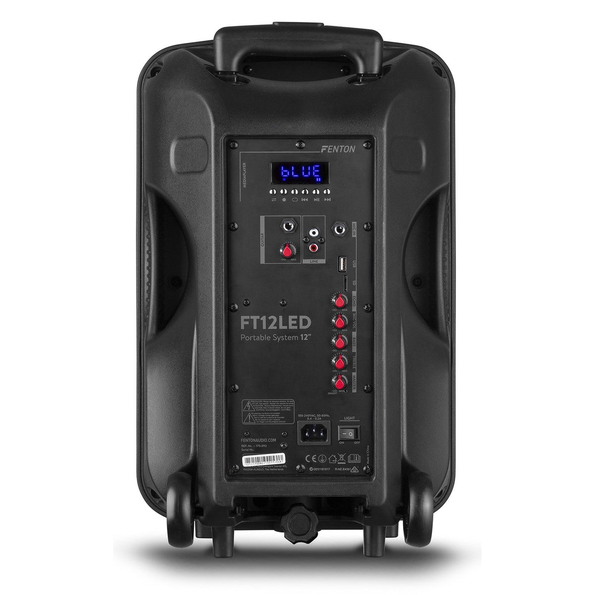 Fenton FT12LED - Bafle Activo 12" 700W - Tempo Shop
