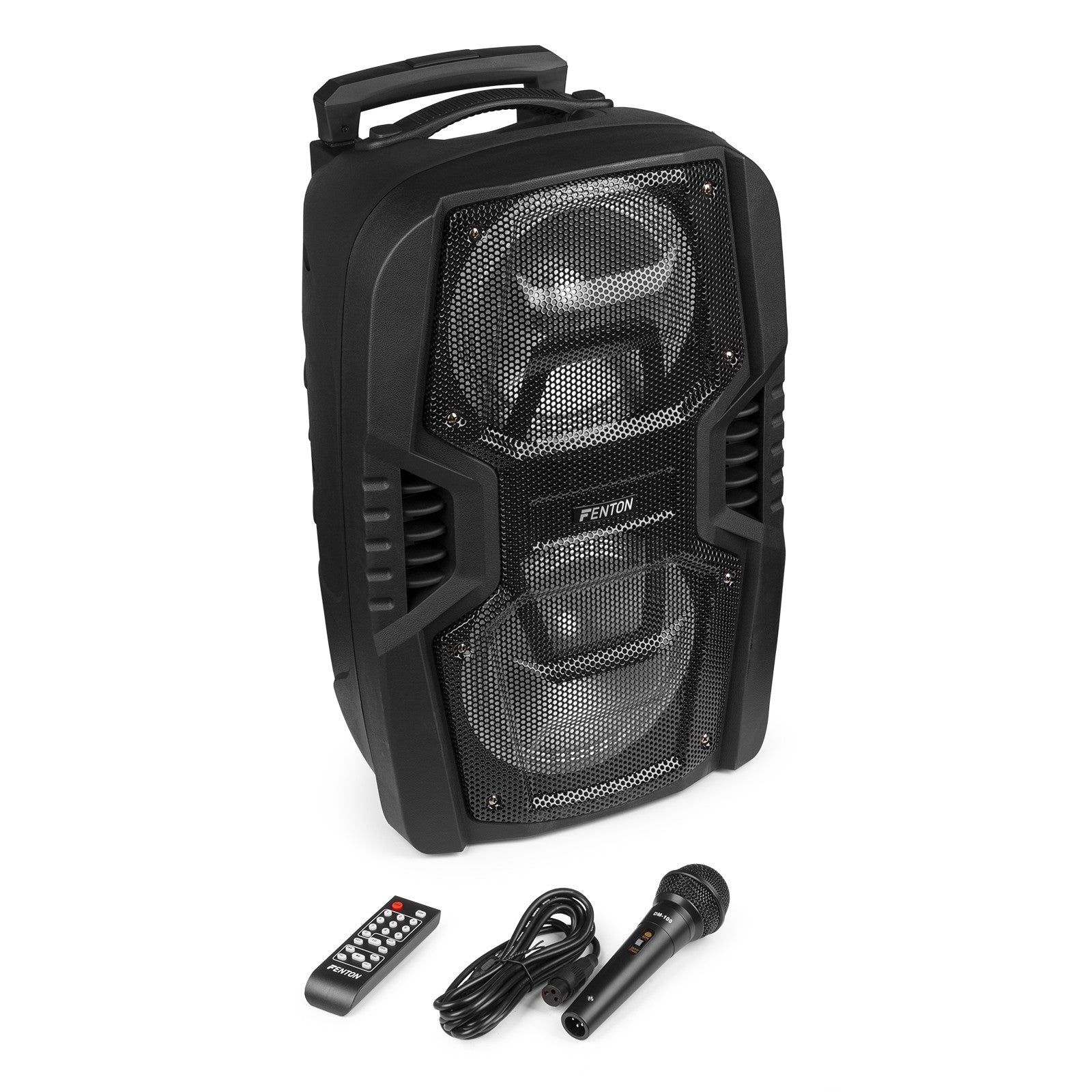 Fenton FT208LED - Sistema portátil de sonido 2x 8" - Tempo Shop