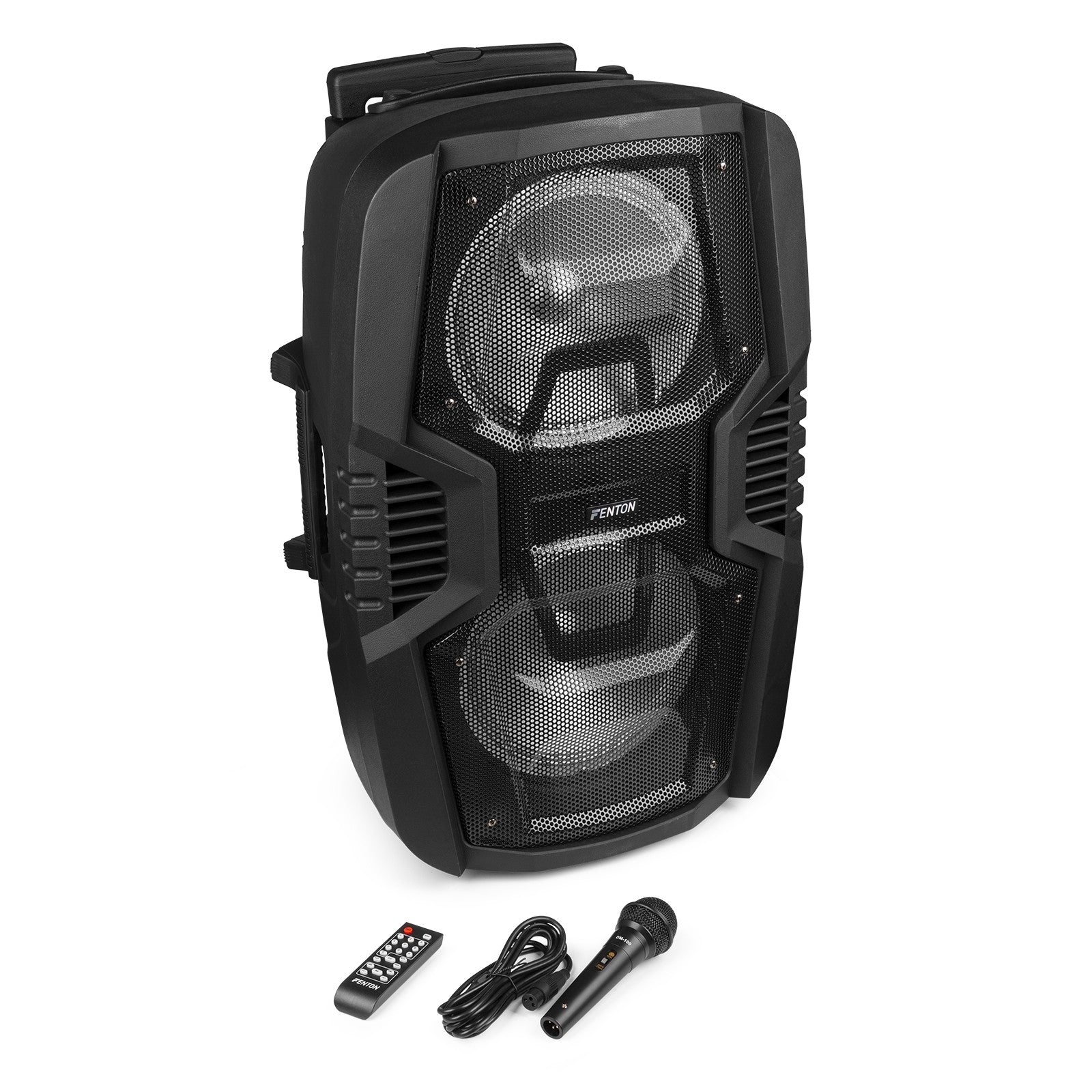 Fenton FT210LED - Sistema portátil de sonido 2x 10" - Tempo Shop