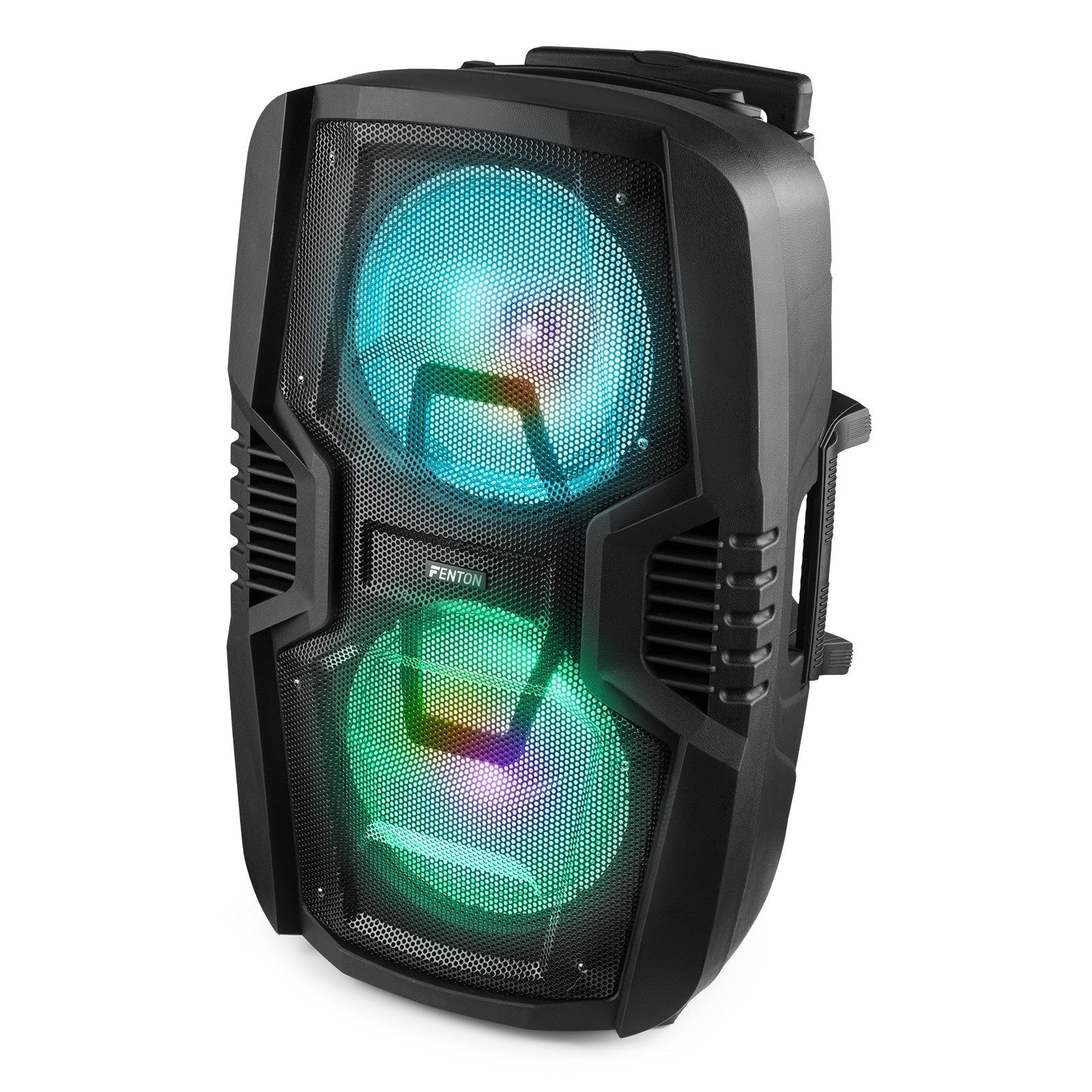 Fenton FT210LED - Sistema portátil de sonido 2x 10" - Tempo Shop