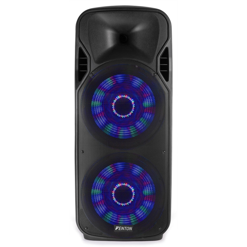 Fenton FT215LED - Bafle Activo doble 15" 1600W - Tempo Shop