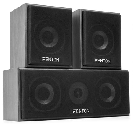 Fenton HF5B - Sistema Home Theatre 5.0 - Negro - Tempo Shop