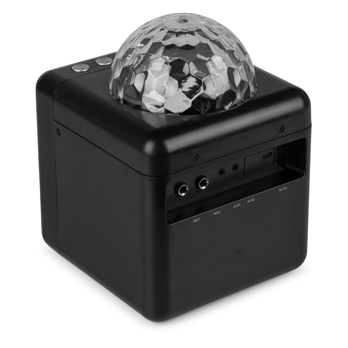 Fenton KAR15B - Altavoz Karaoke con 2 micrófonos Negro - Tempo Shop