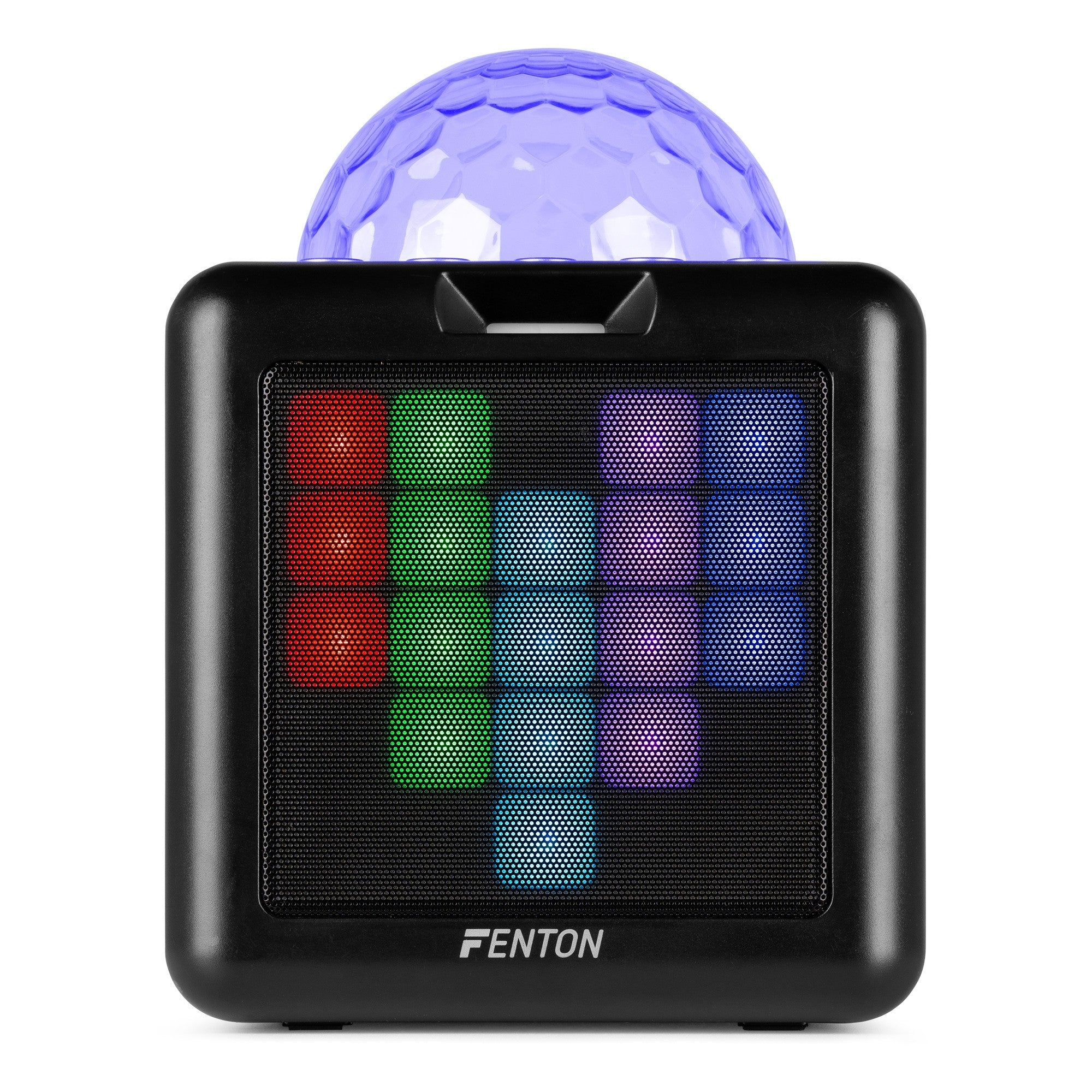 Fenton KAR15B - Altavoz Karaoke con 2 micrófonos Negro - Tempo Shop