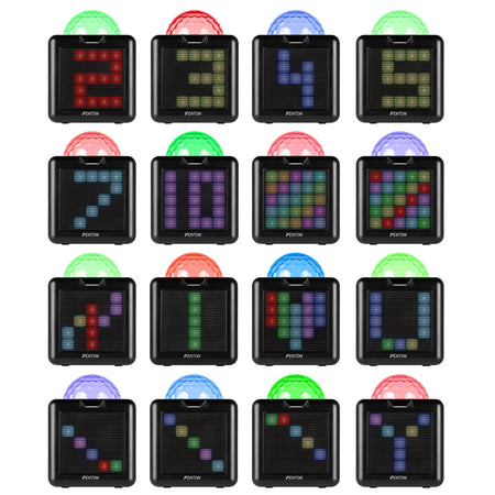 Fenton KAR15B - Altavoz Karaoke con 2 micrófonos Negro - Tempo Shop