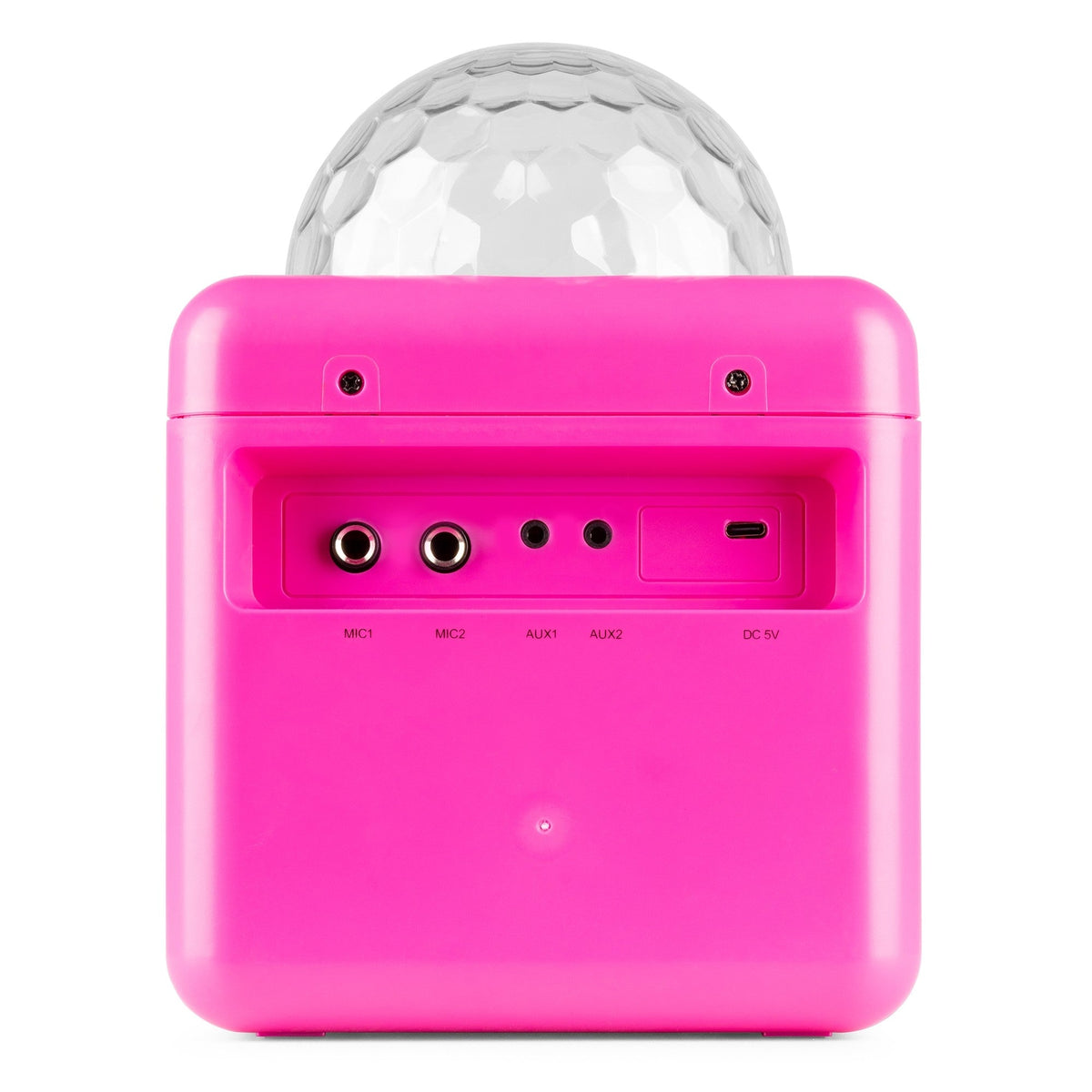 Fenton KAR15P - Altavoz Karaoke con 2 micrófonos Pink - Tempo Shop