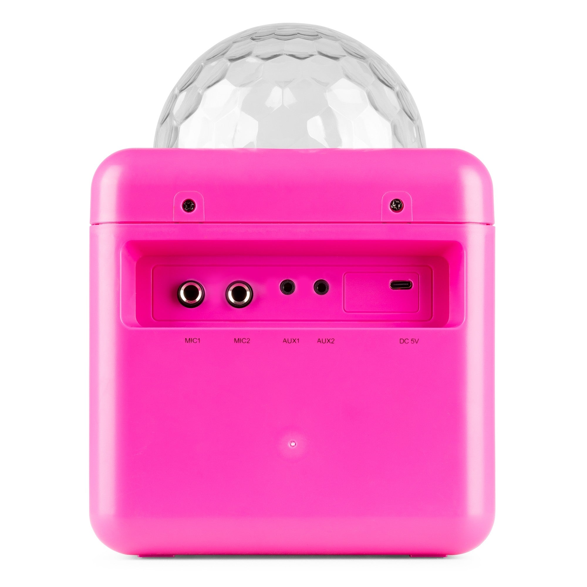 Fenton KAR15P - Altavoz Karaoke con 2 micrófonos Pink - Tempo Shop