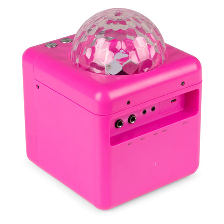Fenton KAR15P - Altavoz Karaoke con 2 micrófonos Pink - Tempo Shop
