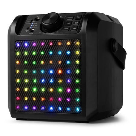 Fenton KAR50B - Altavoz Karaoke con efecto de luz LED Negro - Tempo Shop