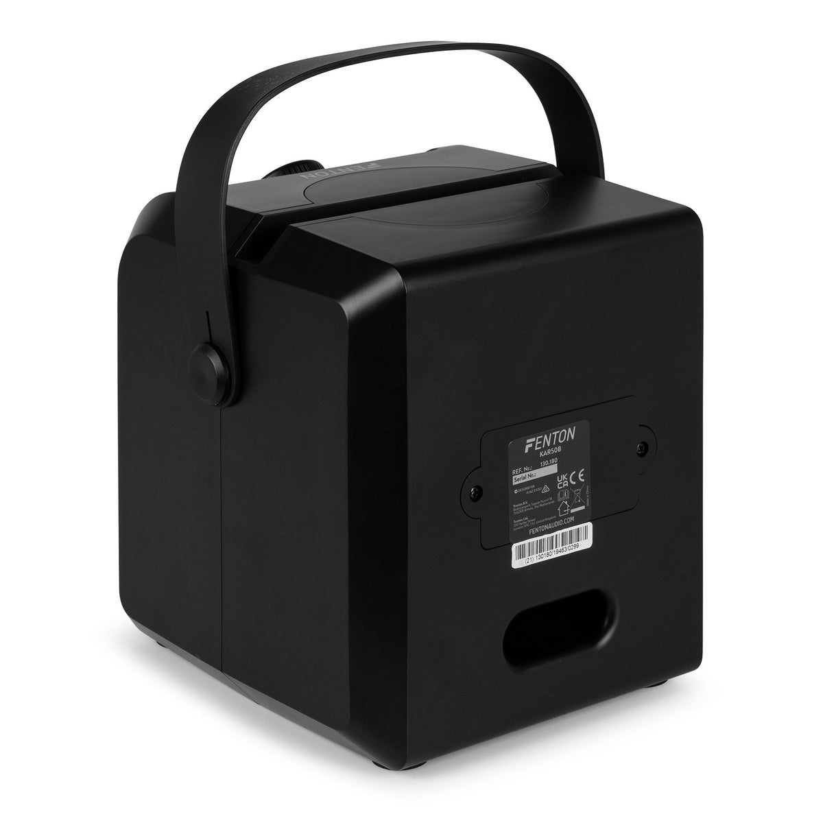 Fenton KAR50B - Altavoz Karaoke con efecto de luz LED Negro - Tempo Shop