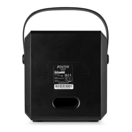 Fenton KAR50B - Altavoz Karaoke con efecto de luz LED Negro - Tempo Shop