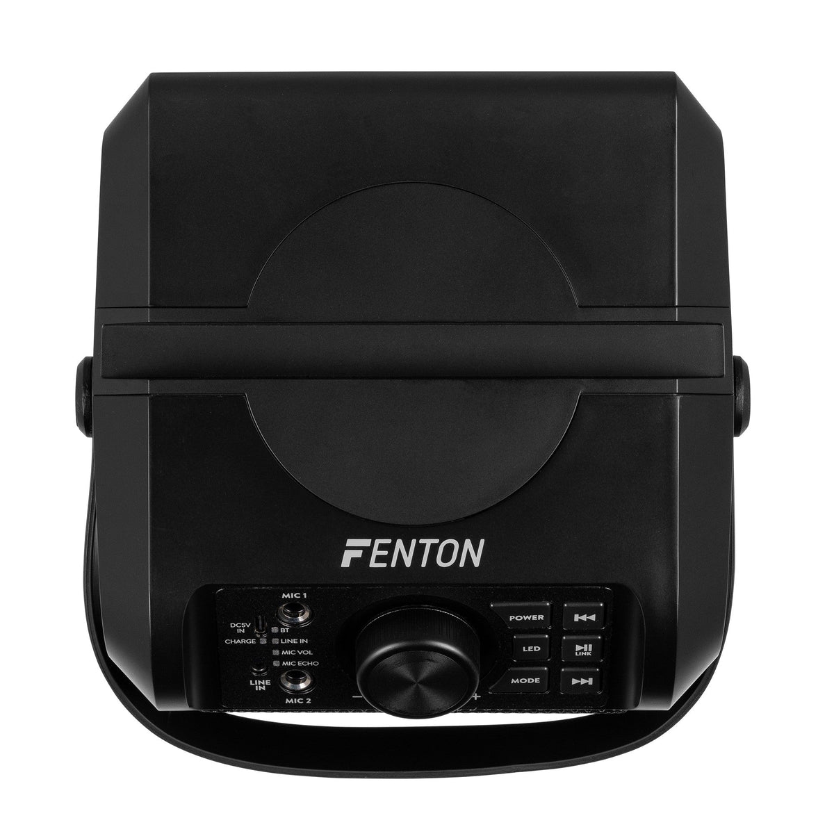 Fenton KAR50B - Altavoz Karaoke con efecto de luz LED Negro - Tempo Shop