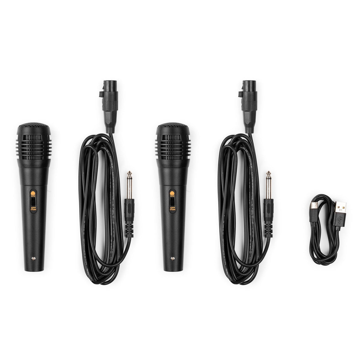 Fenton KAR50B - Altavoz Karaoke con efecto de luz LED Negro - Tempo Shop