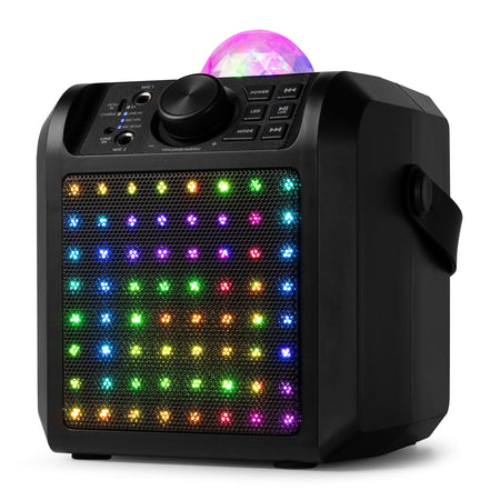 Fenton KAR55B - Altavoz Karaoke con LED Jelly Ball Negro - Tempo Shop