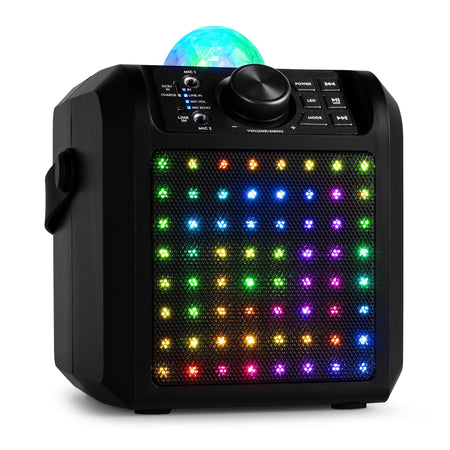Fenton KAR55B - Altavoz Karaoke con LED Jelly Ball Negro - Tempo Shop