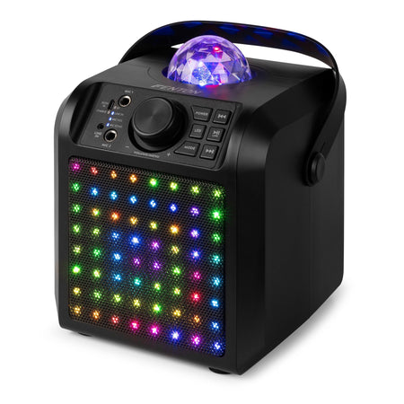 Fenton KAR55B - Altavoz Karaoke con LED Jelly Ball Negro - Tempo Shop