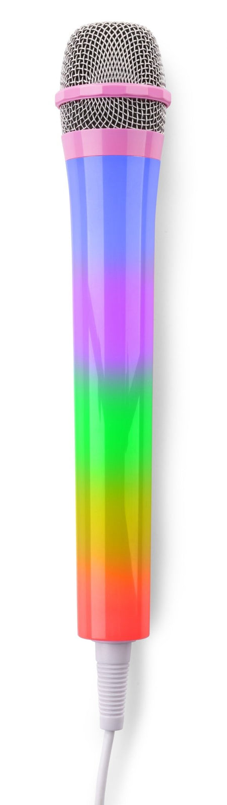 Fenton KMD55P - Micrófono Karaoke con luces RGB Rosa - Tempo Shop
