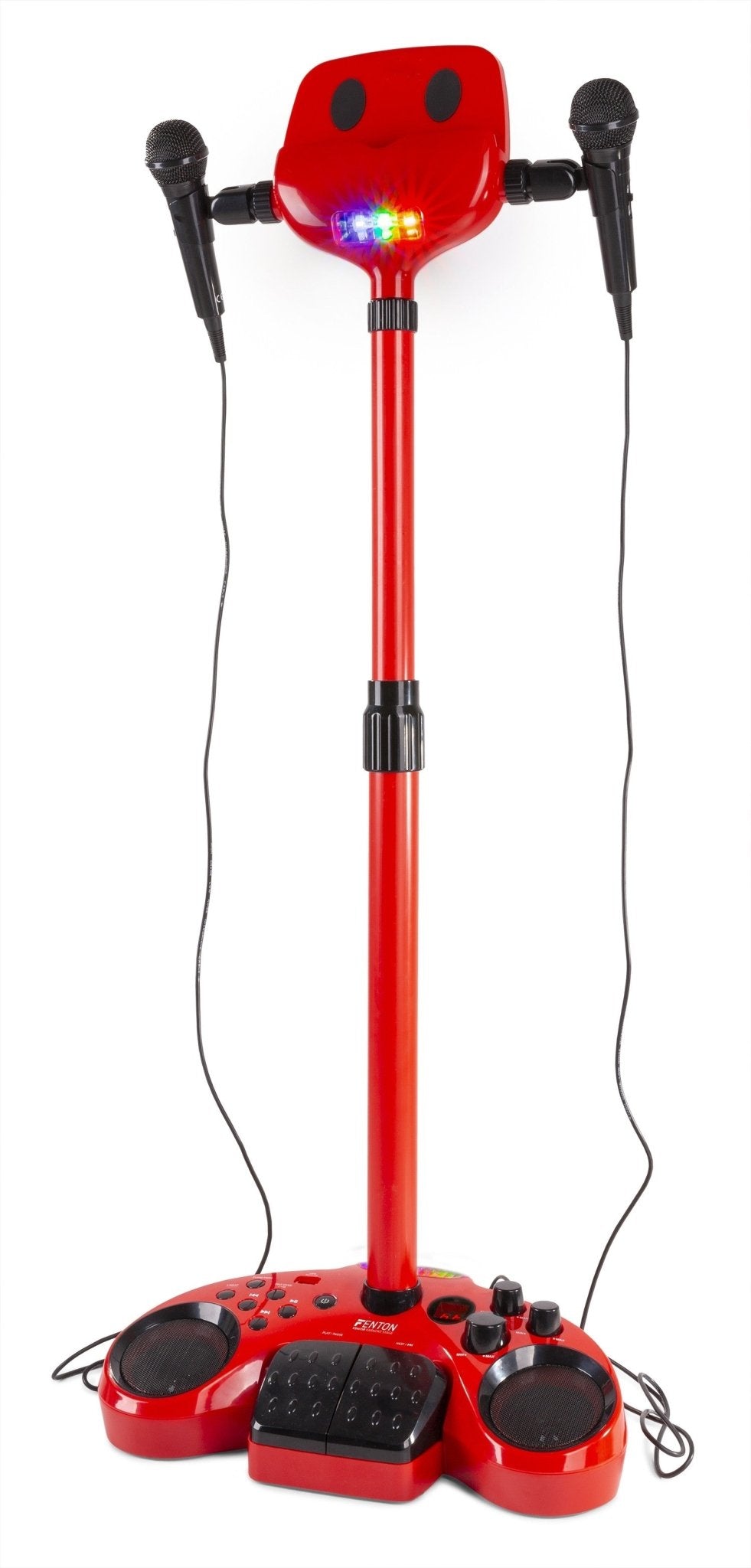 Fenton KSM15R - Set escenario Karaoke Rojo con alfombra de escenario - Tempo Shop