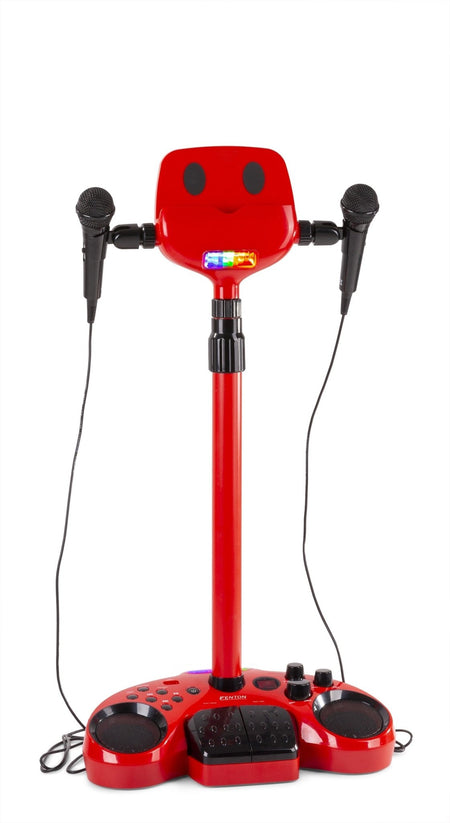 Fenton KSM15R - Set escenario Karaoke Rojo con alfombra de escenario - Tempo Shop