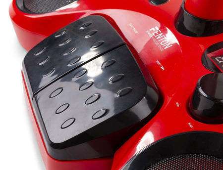 Fenton KSM15R - Set escenario Karaoke Rojo con alfombra de escenario - Tempo Shop