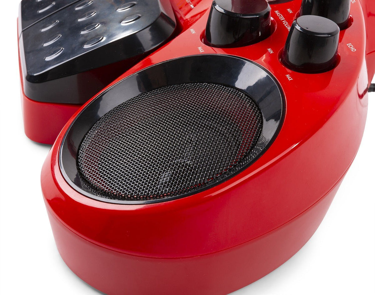 Fenton KSM15R - Set escenario Karaoke Rojo con alfombra de escenario - Tempo Shop