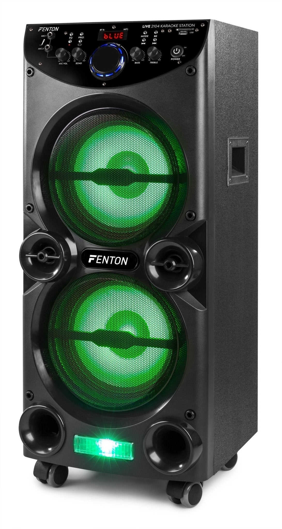 Fenton LIVE2104 - Karaoke Station sobre ruedas 2x 10” - Tempo Shop