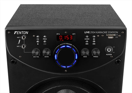 Fenton LIVE2104 - Karaoke Station sobre ruedas 2x 10” - Tempo Shop