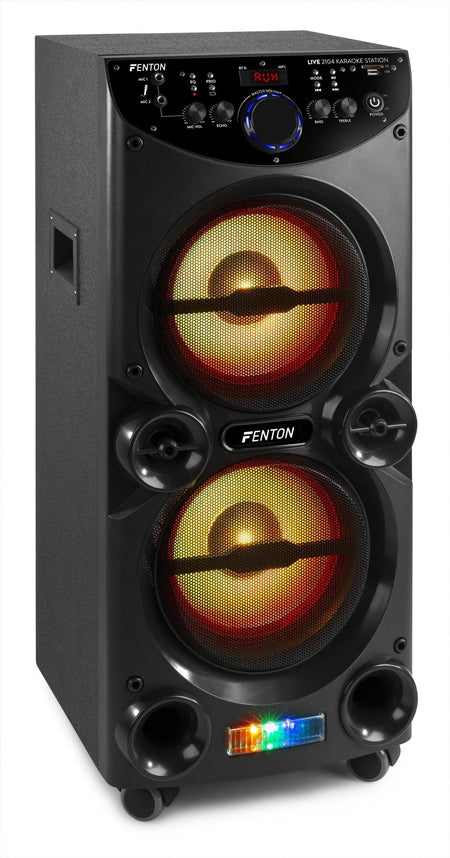 Fenton LIVE2104 - Karaoke Station sobre ruedas 2x 10” - Tempo Shop