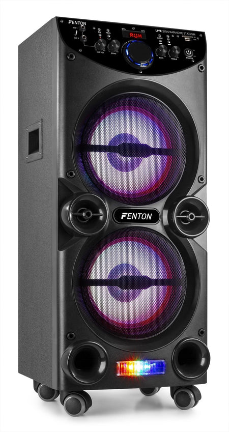 Fenton LIVE2104 - Karaoke Station sobre ruedas 2x 10” - Tempo Shop