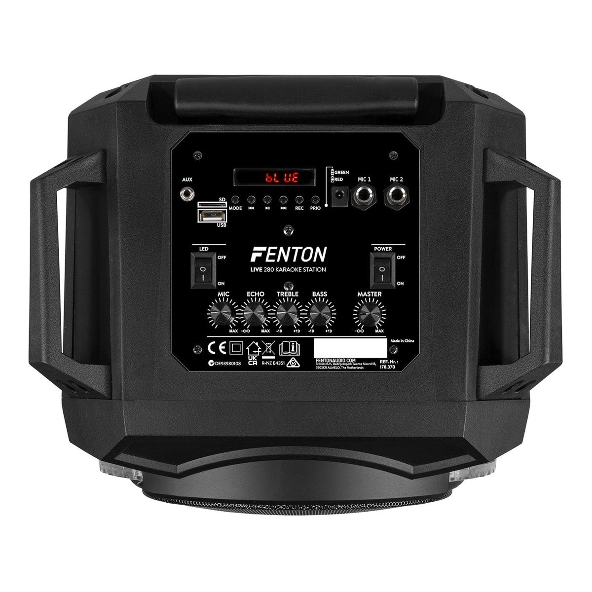 Fenton LIVE280 - Conjunto Karaoke 2x 8” - Tempo Shop