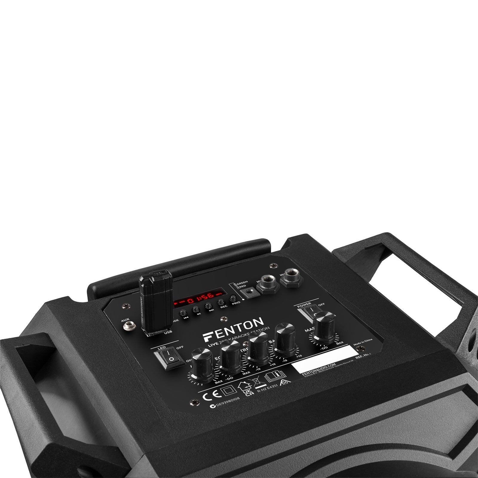Fenton LIVE280 - Conjunto Karaoke 2x 8” - Tempo Shop