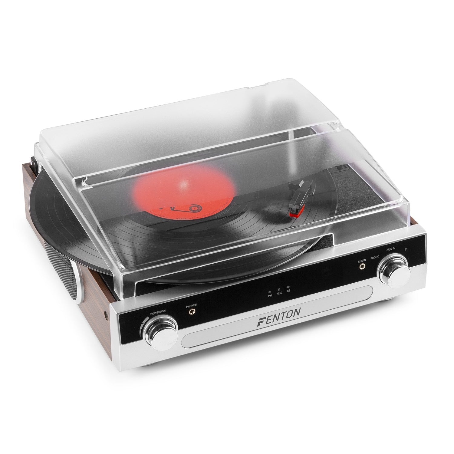 Fenton RP102A - Giradiscos BT Aluminio/Madera - Tempo Shop