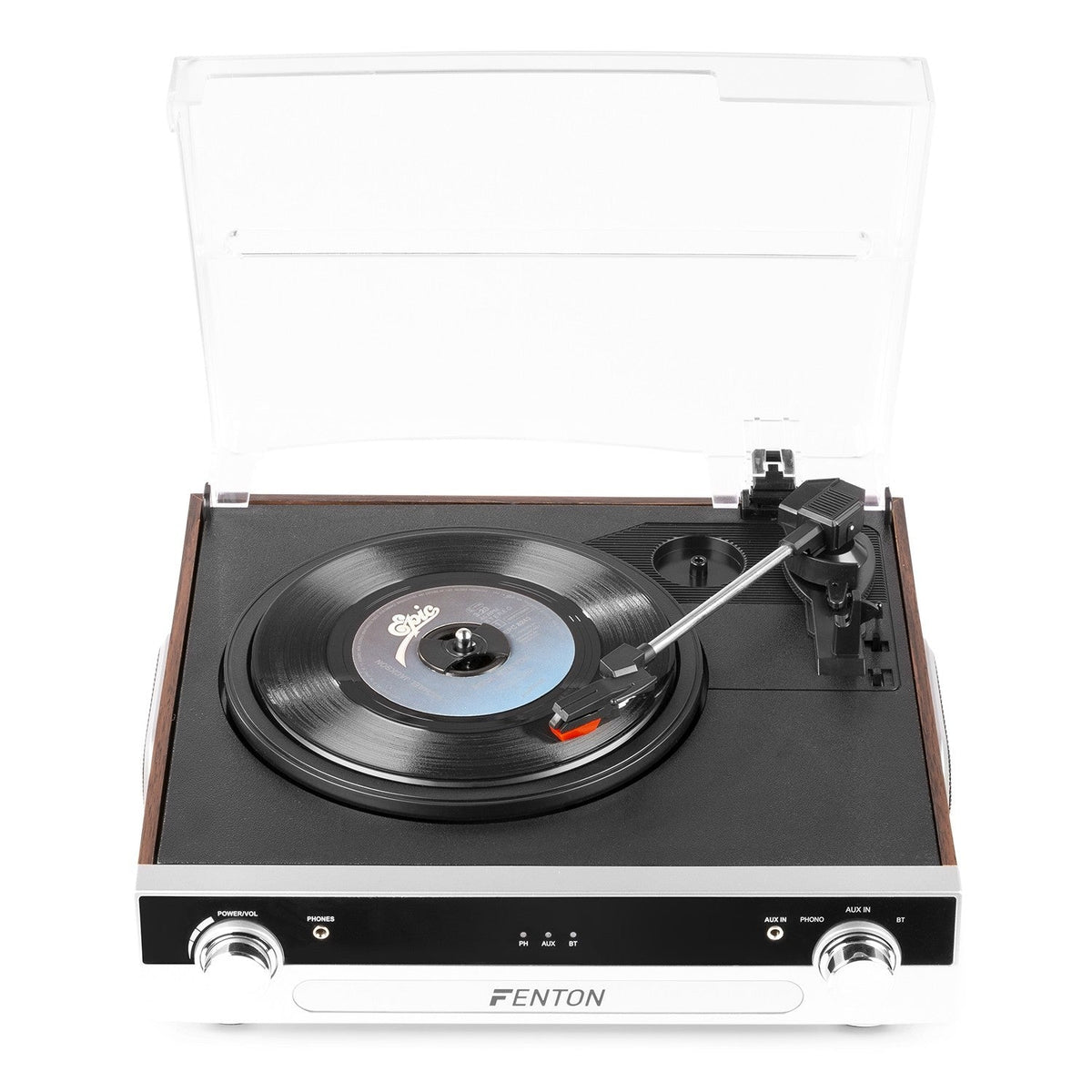 Fenton RP102A - Giradiscos BT Aluminio/Madera - Tempo Shop