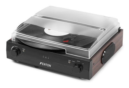 Fenton RP102B - Giradiscos BT Negro/Madera - Tempo Shop