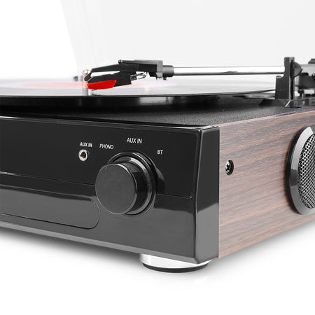 Fenton RP102B - Giradiscos BT Negro/Madera - Tempo Shop